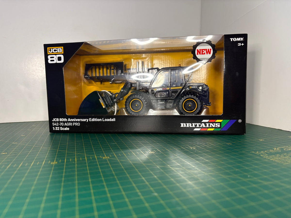Britains JCB 80th Anniversary Edition Loadall 542-70 AGRI PRO boxed model