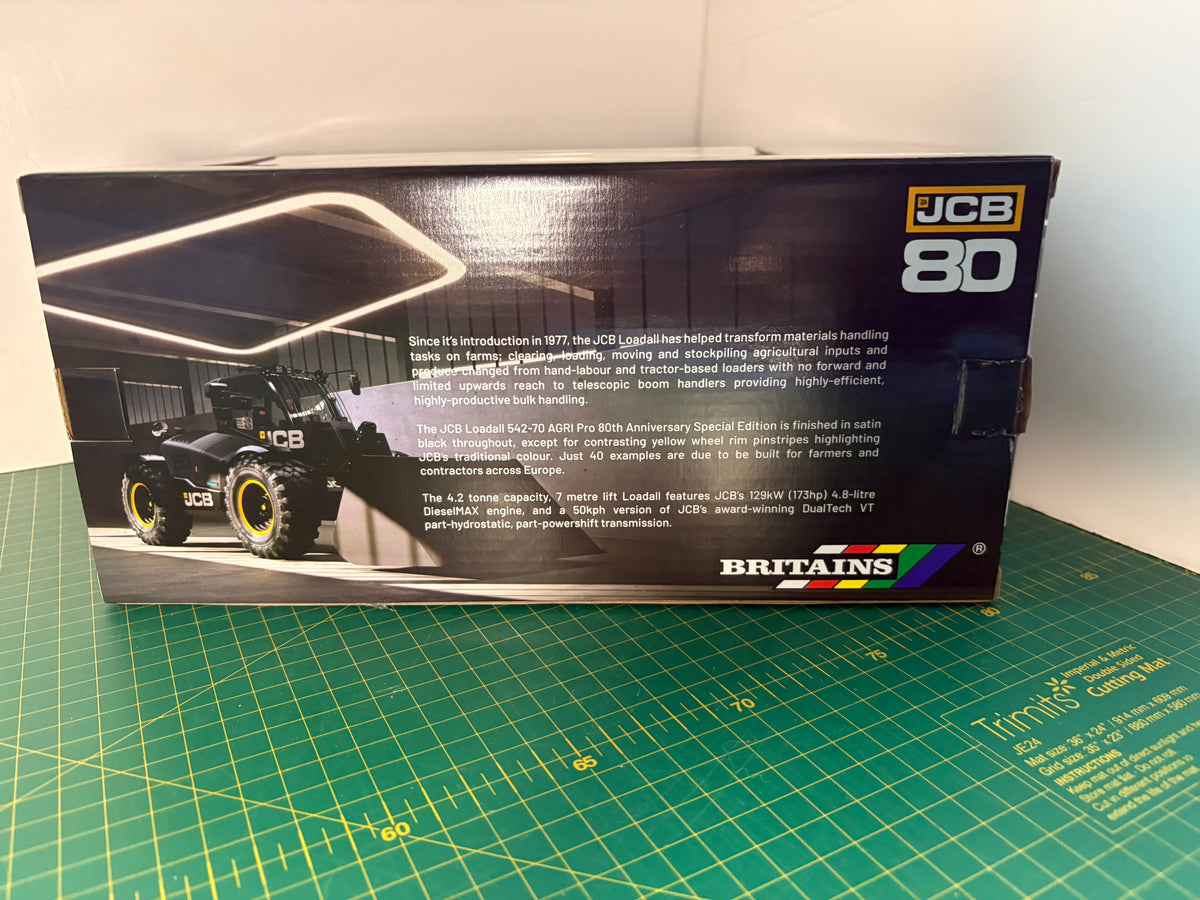 Britains BRI 43446 JCB 80th Anniversary Loadall 542-70 AGRI PRO – Limited Edition 1:32